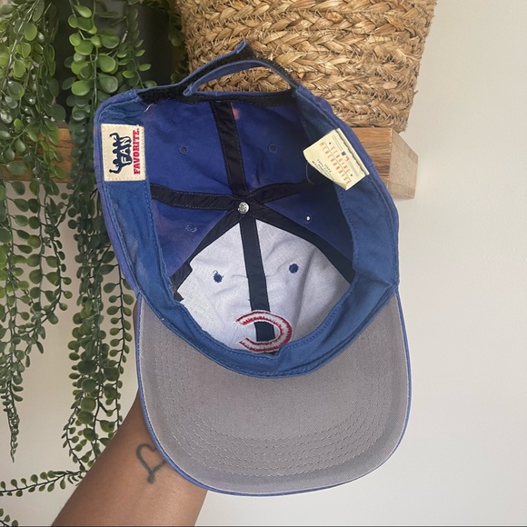 Chicago Cubs Bleach Splatter Dad Hat OS - Picture 6 of 6